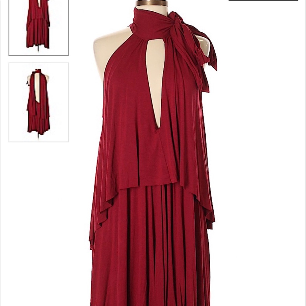 SOLD FP Beach Red Cover Up Dress